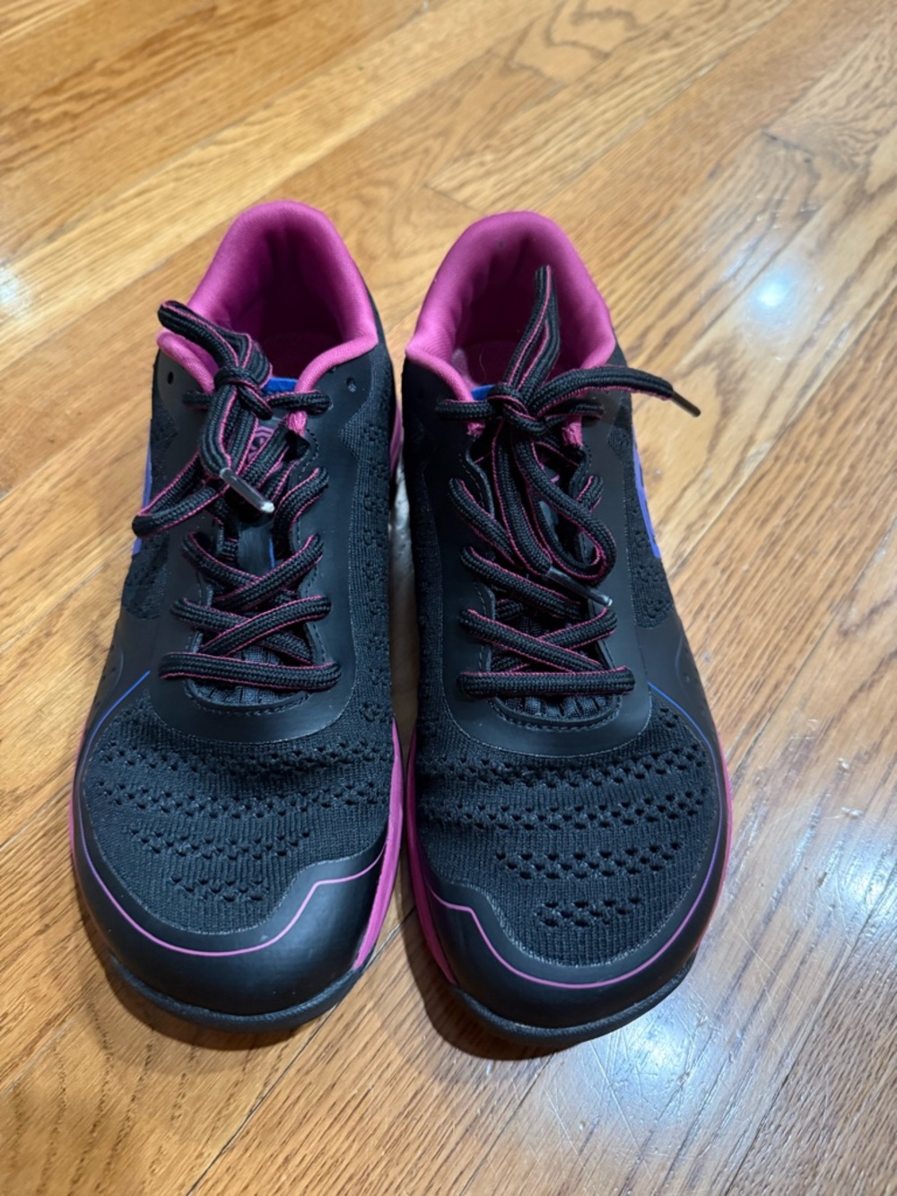 Born Primitive Black and Pink Women's Athletic Sneakers